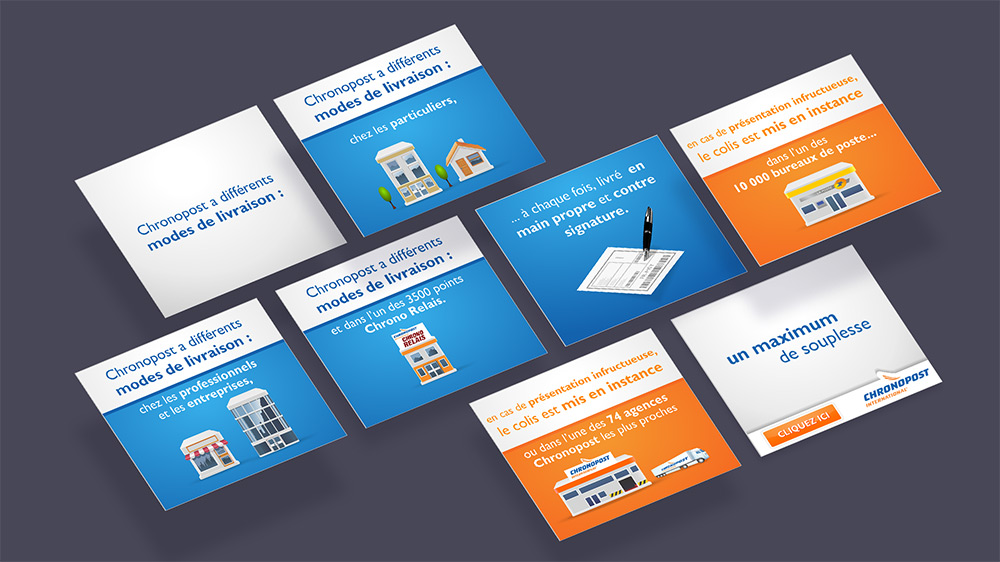 Bannière flash Chronopost - Modes de livraison